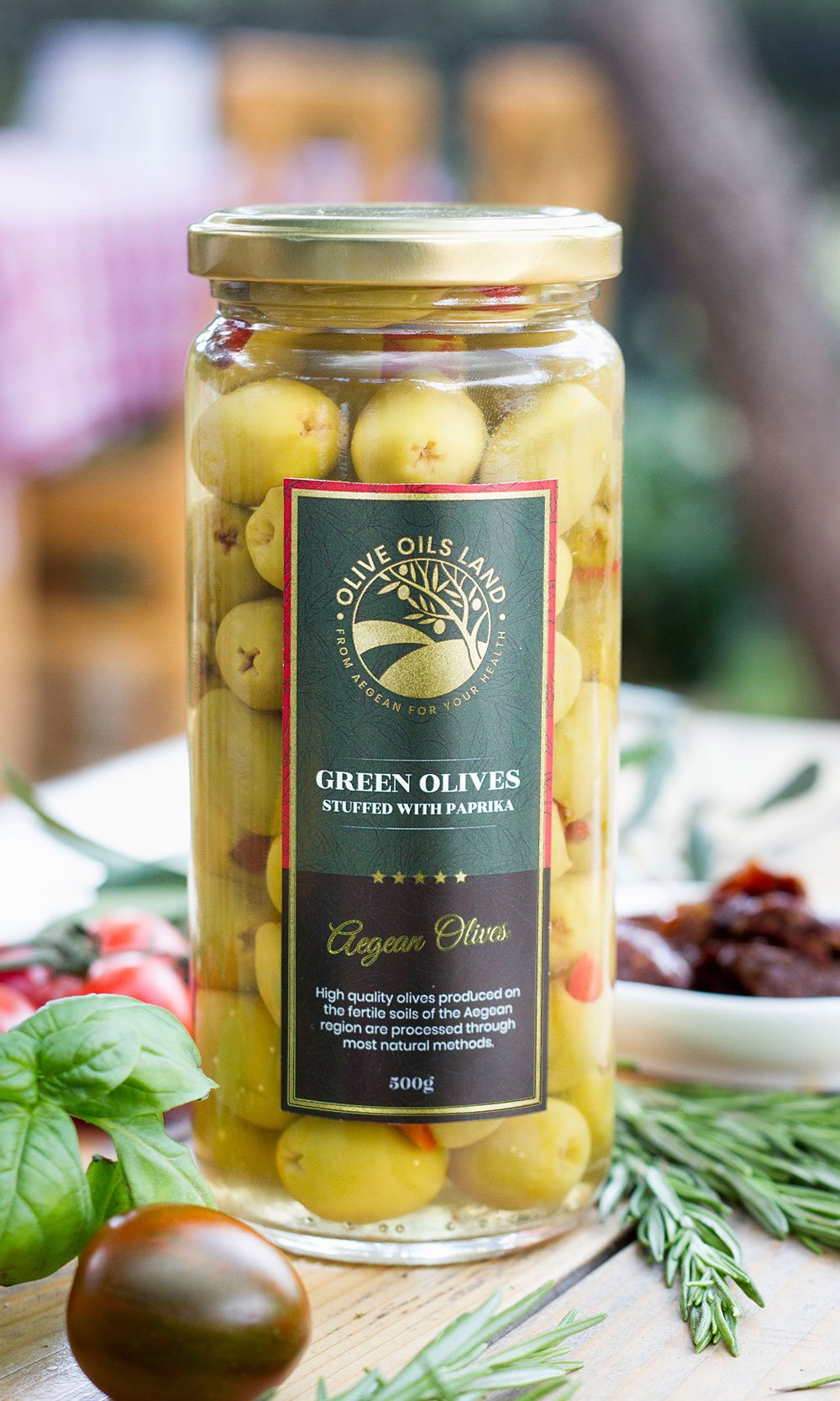 Stuffed Pepper Green Olives