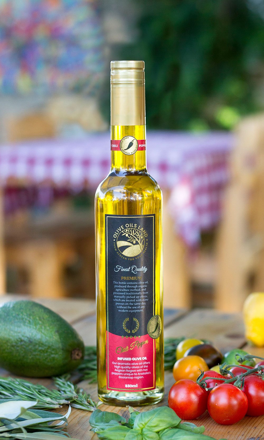 CHILI FLAVOURED - INFUSED OLIVE OIL