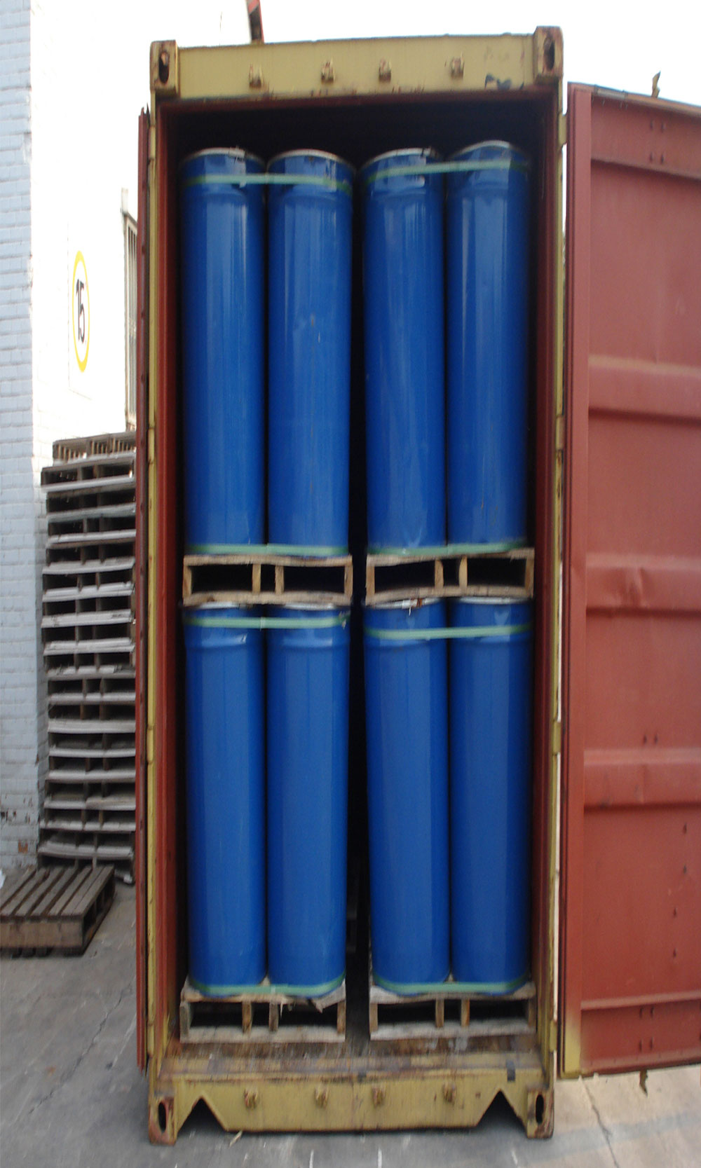 Barrels in Container